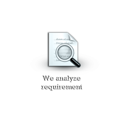 We analyze requirement